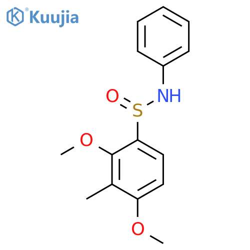 2,4-dimethoxy-3-methyl-N-phenylbenzenesulfinamide structure