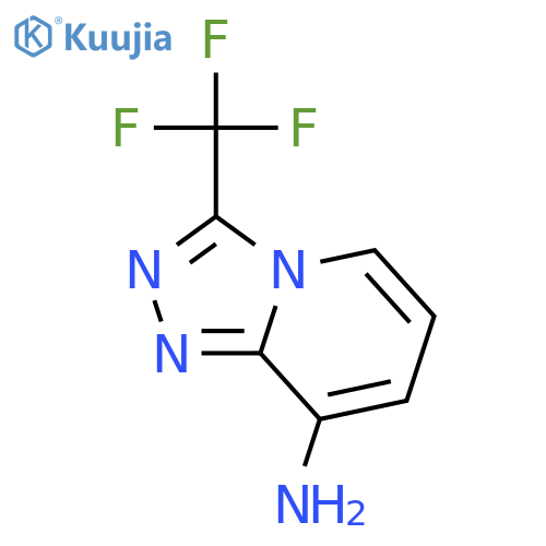 3-(Trifluoromethyl)-[1,2,4]triazolo[4,3-a]pyridin-8-amine structure