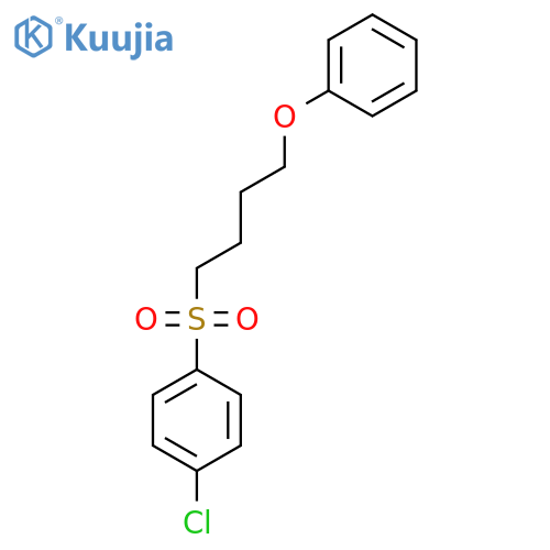 (4-CHLOROPHENYL)(DIOXO)(4-PHENOXYBUTYL)-LAMBDA6-SULFANE structure