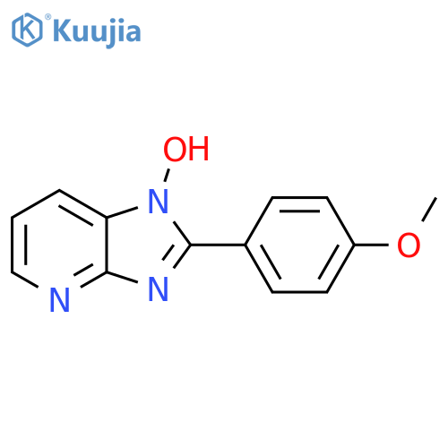 1H-Imidazo[4,5-b]pyridine, 1-hydroxy-2-(4-methoxyphenyl)- structure