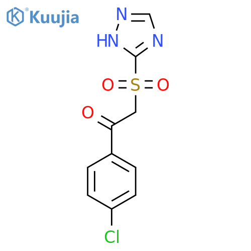 1-(4-CHLOROPHENYL)-2-(1H-1,2,4-TRIAZOL-3-YLSULFONYL)-1-ETHANONE structure