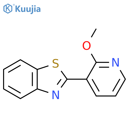 2-(2-Methoxypyridin-3-yl)-1,3-benzothiazole structure