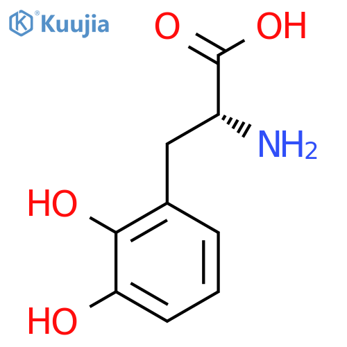 (R)-2-Amino-3-(2,3-dihydroxyphenyl)propanoic acid structure