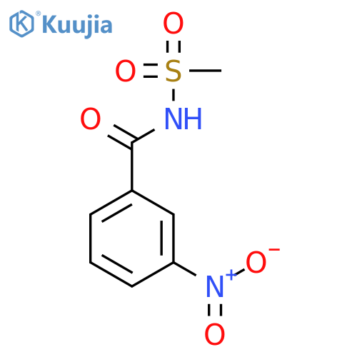 N-(methylsulfonyl)-3-nitroBenzamide structure