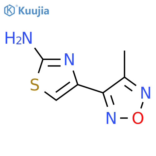4-(4-Methyl-furazan-3-yl)-thiazol-2-ylamine structure