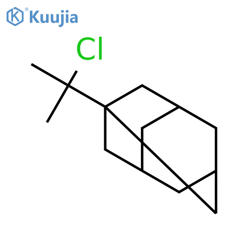 Tricyclo[3.3.1.13,7]decane, 1-(1-chloro-1-methylethyl)- structure