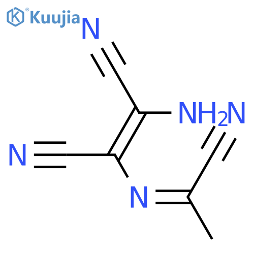 2-Butenedinitrile,2-amino-3-[(1-cyanoethylidene)amino]- structure