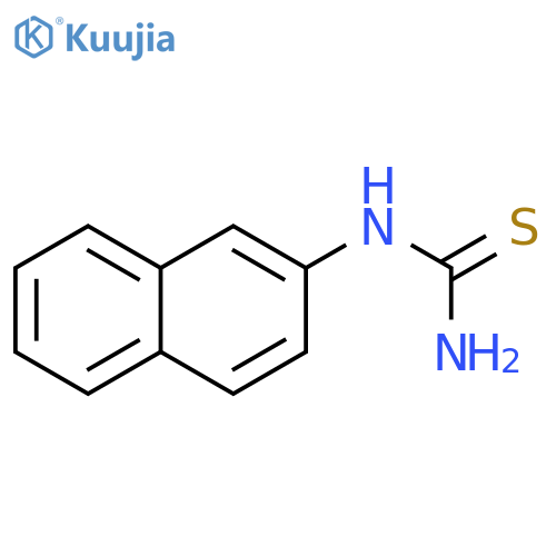 β-Naphthylthiourea structure