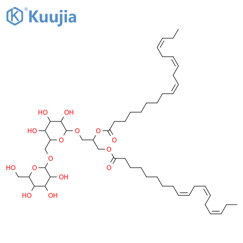 Glycerol 1,2-dialkanoates; Glycerol 1,2-di-(9Z,12Z,15Z-octadecatrienoate), 3-O-[β-D-Allopyranosyl-(1→6)-α-D-glucopyranoside] structure