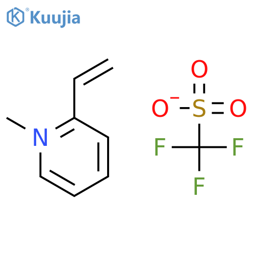 1-Methyl-2-vinylpyridinium triflate structure