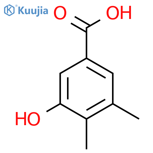 3,4-Dimethyl-5-hydroxybenzoic acid structure