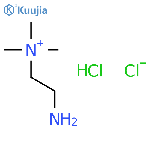(2-AMINOETHYL)TRIMETHYLAMMONIUM CHLORIDE HYDROCHLORIDE structure