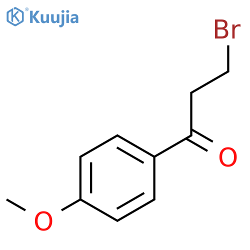 3-Bromo-1-(4-methoxyphenyl)propan-1-one structure