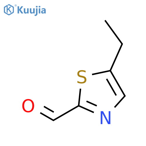 5-ethyl-1,3-thiazole-2-carbaldehyde structure
