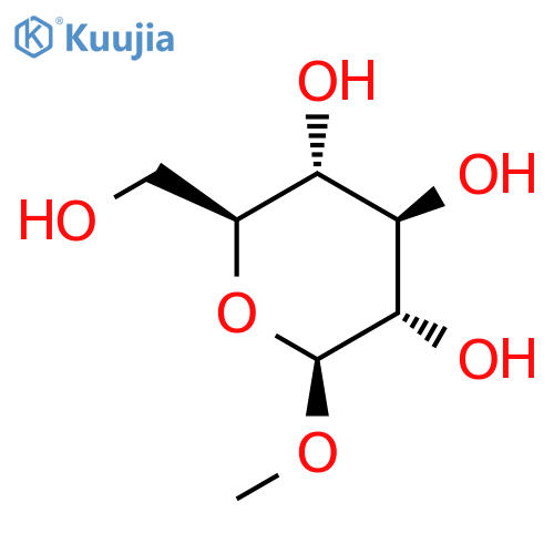 Methyl α-D-galactopyranoside monohydrate structure
