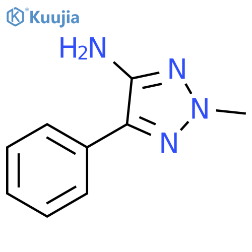 2-methyl-5-phenyl-2H-1,2,3-triazol-4-amine structure