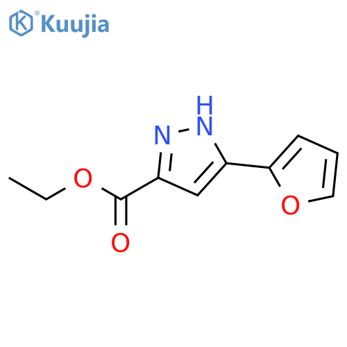 ethyl 5-(furan-2-yl)-1H-pyrazole-3-carboxylate structure