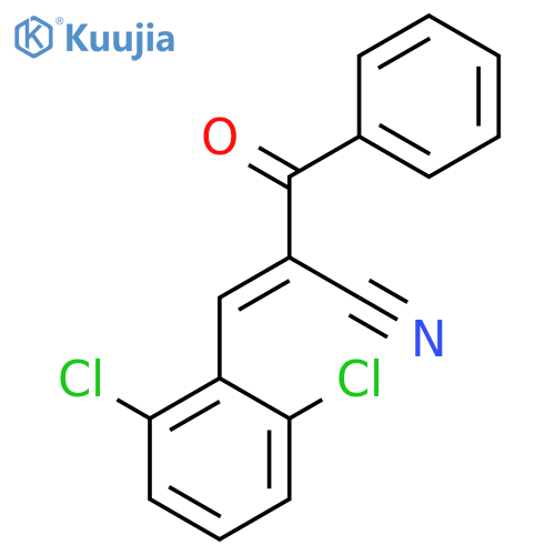 3-(2,6-Dichlorophenyl)-2-(phenylcarbonyl)prop-2-enenitrile structure