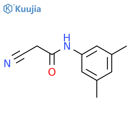 2-cyano-n-(3,5-dimethylphenyl)acetamide structure