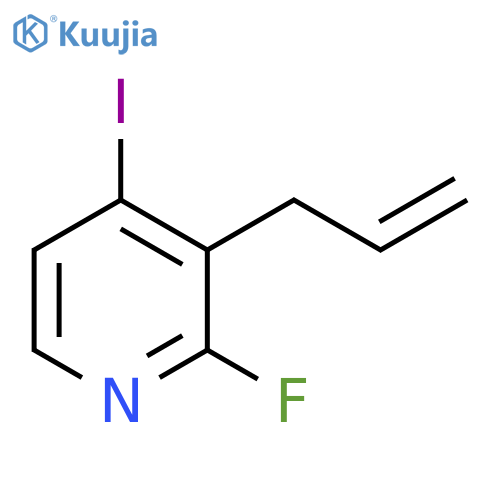 3-Allyl-2-fluoro-4-iodopyridine structure