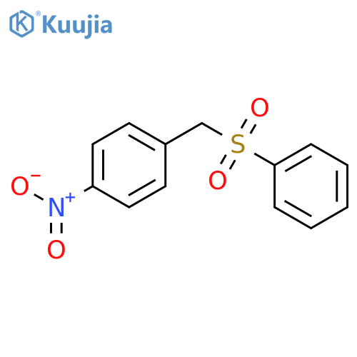 Benzene, 1-nitro-4-[(phenylsulfonyl)methyl]- structure