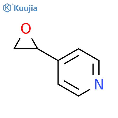 4-(2-oxiranyl)-Pyridine structure