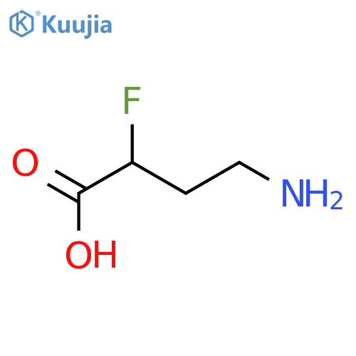 DL-4-AMINO-2-FLUOROBUTYRIC ACID structure