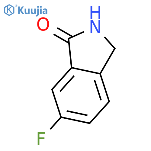 6-fluoro-2,3-dihydro-1H-isoindol-1-one structure