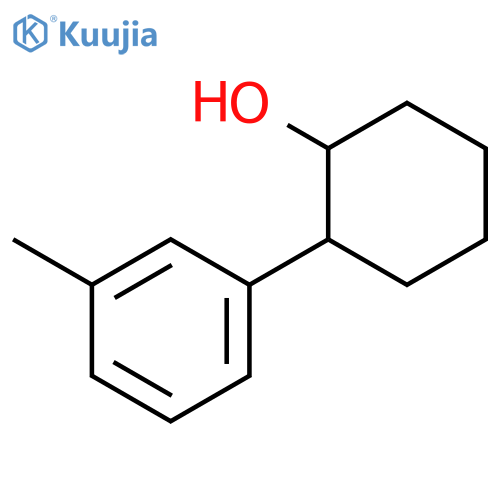 Cyclohexanol, 2-(3-methylphenyl)-, (1R,2S)-rel- structure