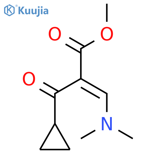 2-Cyclopropylcarbonyl-3-dimethylaminoacrylic Acid Methyl Ester structure