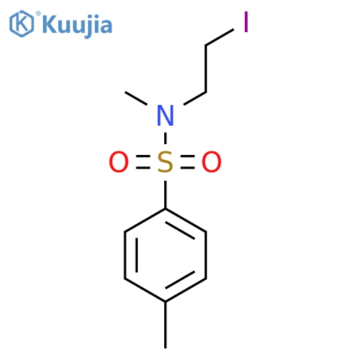 N-(2-Iodoethyl)-N,4-dimethylbenzene-1-sulfonamide structure