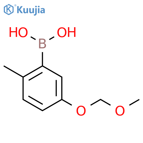 5-(Methoxymethoxy)-2-methylphenylboronic Acid structure
