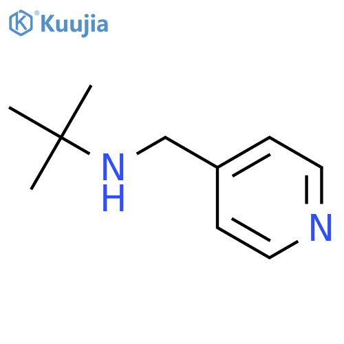 tert-butyl[(pyridin-4-yl)methyl]amine structure