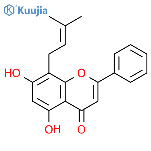 8-Prenylchrysin structure