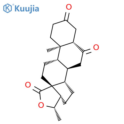(5alpha,20S)-3,6-Dioxopregnan-18,20-olide structure