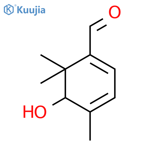 1,1,5-Trimethyl-2-formyl-cyclohexa-2,4-dien-6-ol structure