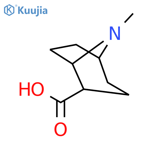 8-Azabicyclo[3.2.1]octane-2-carboxylicacid, 8-methyl-, (1R,2S,5R)- structure