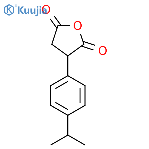 3-4-(propan-2-yl)phenyloxolane-2,5-dione structure