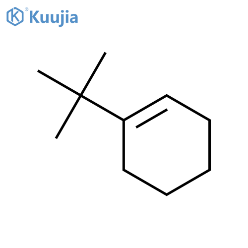 Cyclohexene,1-(1,1-dimethylethyl)- structure
