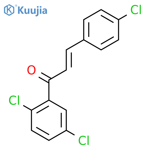 (2E)-3-(4-Chlorophenyl)-1-(2,5-dichlorophenyl)prop-2-en-1-one structure
