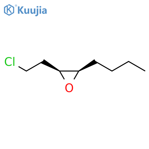 Oxirane, 2-butyl-3-(2-chloroethyl)-, (2R,3S)-rel- structure