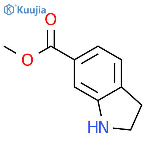 Methyl indoline-6-carboxylate structure