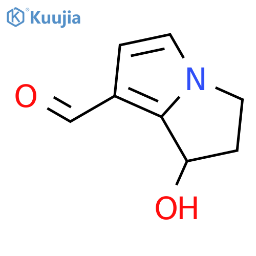 1H-Pyrrolizine-7-carboxaldehyde,2,3-dihydro-1-hydroxy- structure