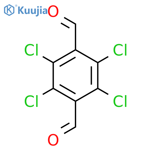 2,3,5,6-tetrachloroterephthalaldehyde structure