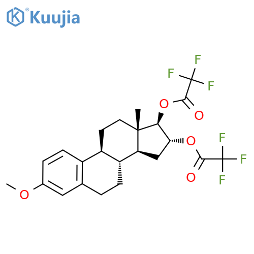 Estra-1,3,5(10)-triene-16alpha,17beta-diol, 3-methoxy-, bis(trifluoroacetate) structure