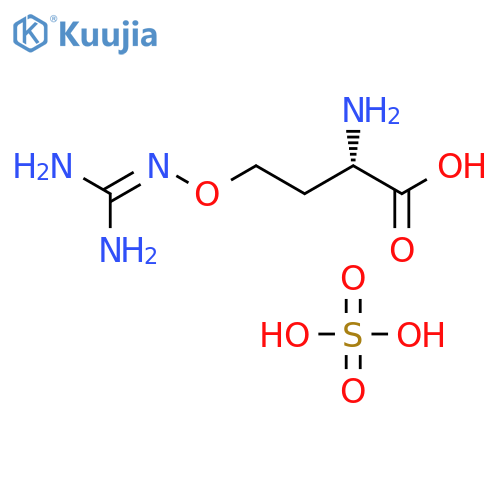L-Canavanine sulfate structure