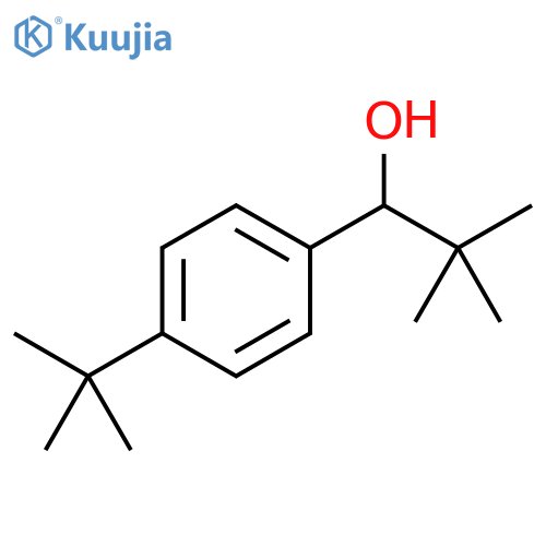 1-(4-(tert-butyl)phenyl)-2,2-dimethylpropan-1-ol structure