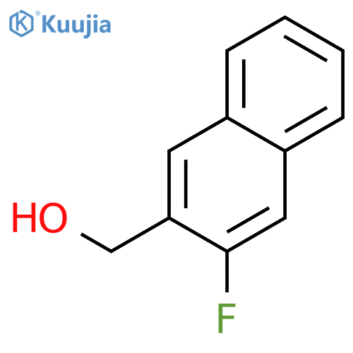 (3-fluoronaphthalen-2-yl)methanol structure