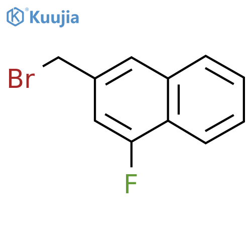2-(Bromomethyl)-4-fluoronaphthalene structure