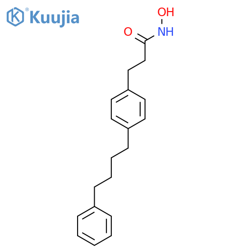 Benzenepropanamide, N-hydroxy-4-(4-phenylbutyl)- structure